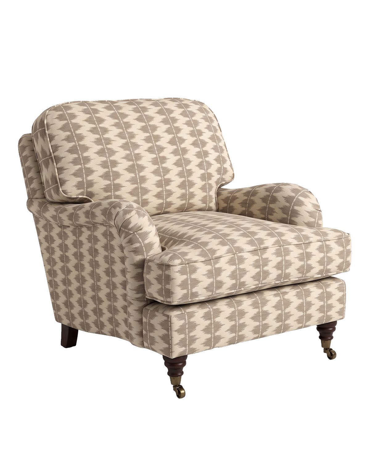 Jio Diana fåtölj klädd i Myrthus Taupe — Larsen