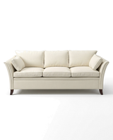 Jio Essex soffa 3-sits 215 cm utan kappa klädd i Cabris Neige — Manuel Canovas