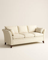 Jio Essex soffa 3-sits 215 cm utan kappa klädd i Cabris Neige