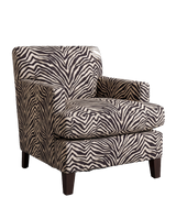 Jio Fulham fåtölj klädd i Terranea Zebra Ebony — Ralph Lauren Home