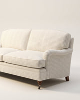 Jio Howard soffa 2-sits 195 cm, fast rygg klädd i Mikado White