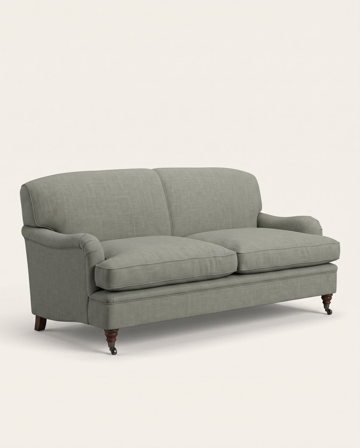 Jio Howard soffa 2-sits 195 cm, fast rygg klädd i Scala Zinc