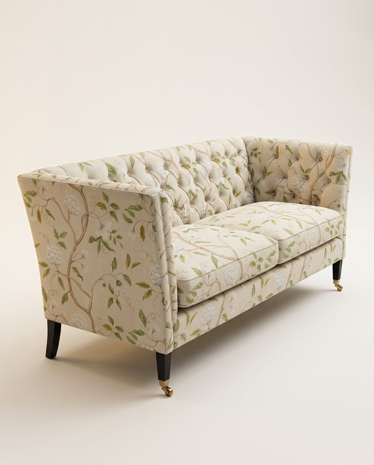Jio Leonard soffa 228 cm, slät rygg klädd i Snow Tree Cream