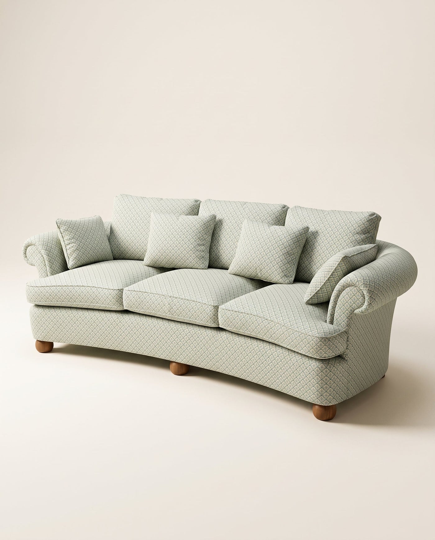 Jio Madison soffa 244 cm utan kappa klädd i Mirri Aqua