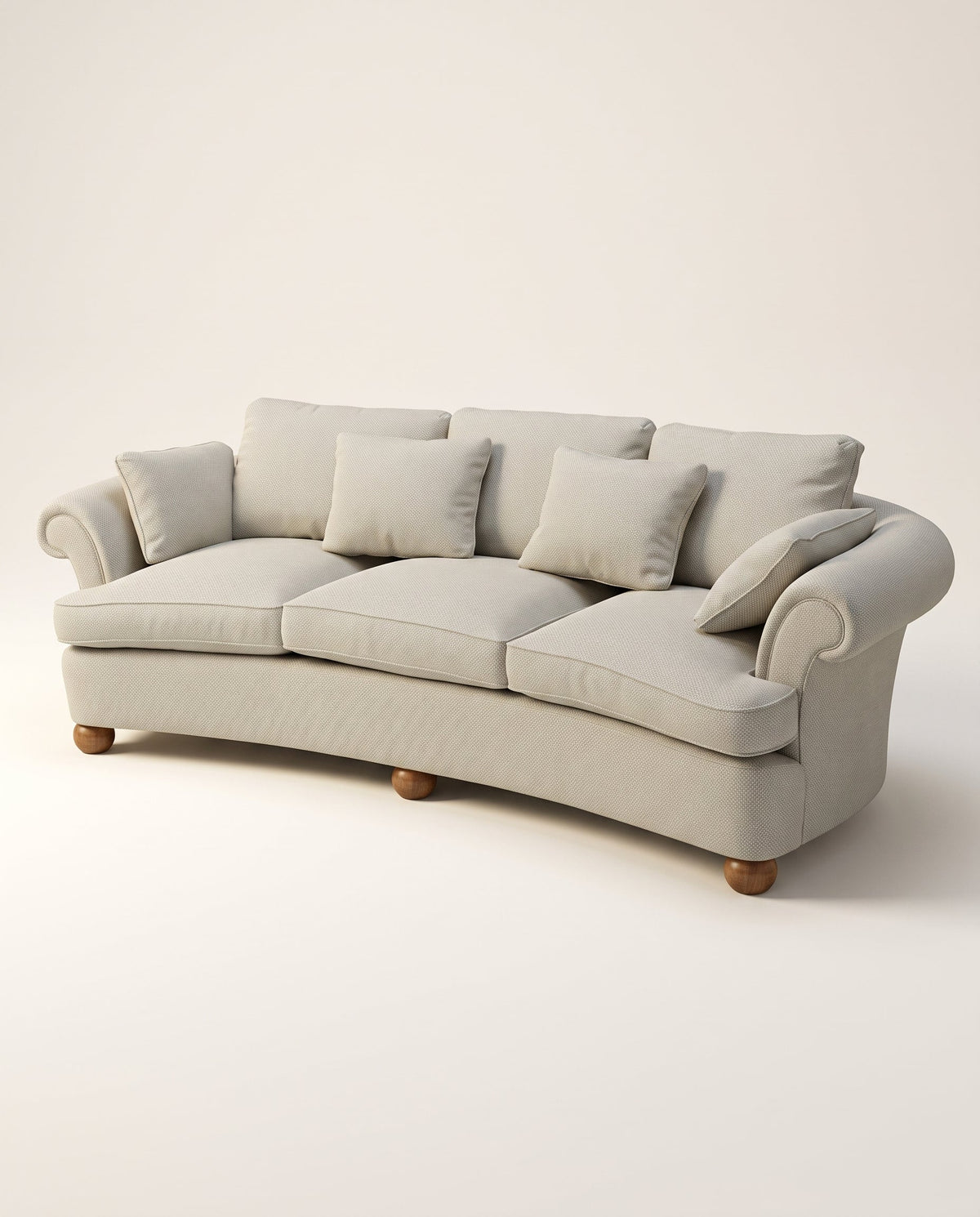 Jio Madison soffa 244 cm utan kappa klädd i Tuscany II Chalk