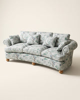 Jio Madison soffa 244 cm utan kappa klädd i Chintz Blue Stone