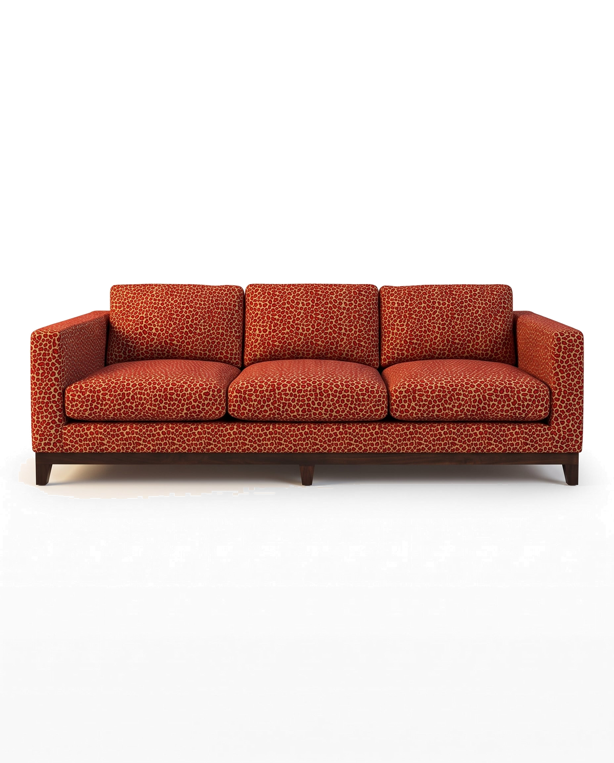 Jio Manhattan soffa 3-sits 250 cm klädd i Wilde Red — Colefax & Fowler