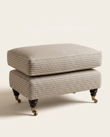 Jio Metropolitan fotpall 82x45 cm klädd i Mikado White