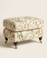 Jio Metropolitan fotpall 82x45 cm klädd i Adam's Eden Ivory