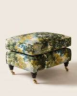 Jio Metropolitan fotpall 82x45 cm klädd i Ancient Canopy Sap Green