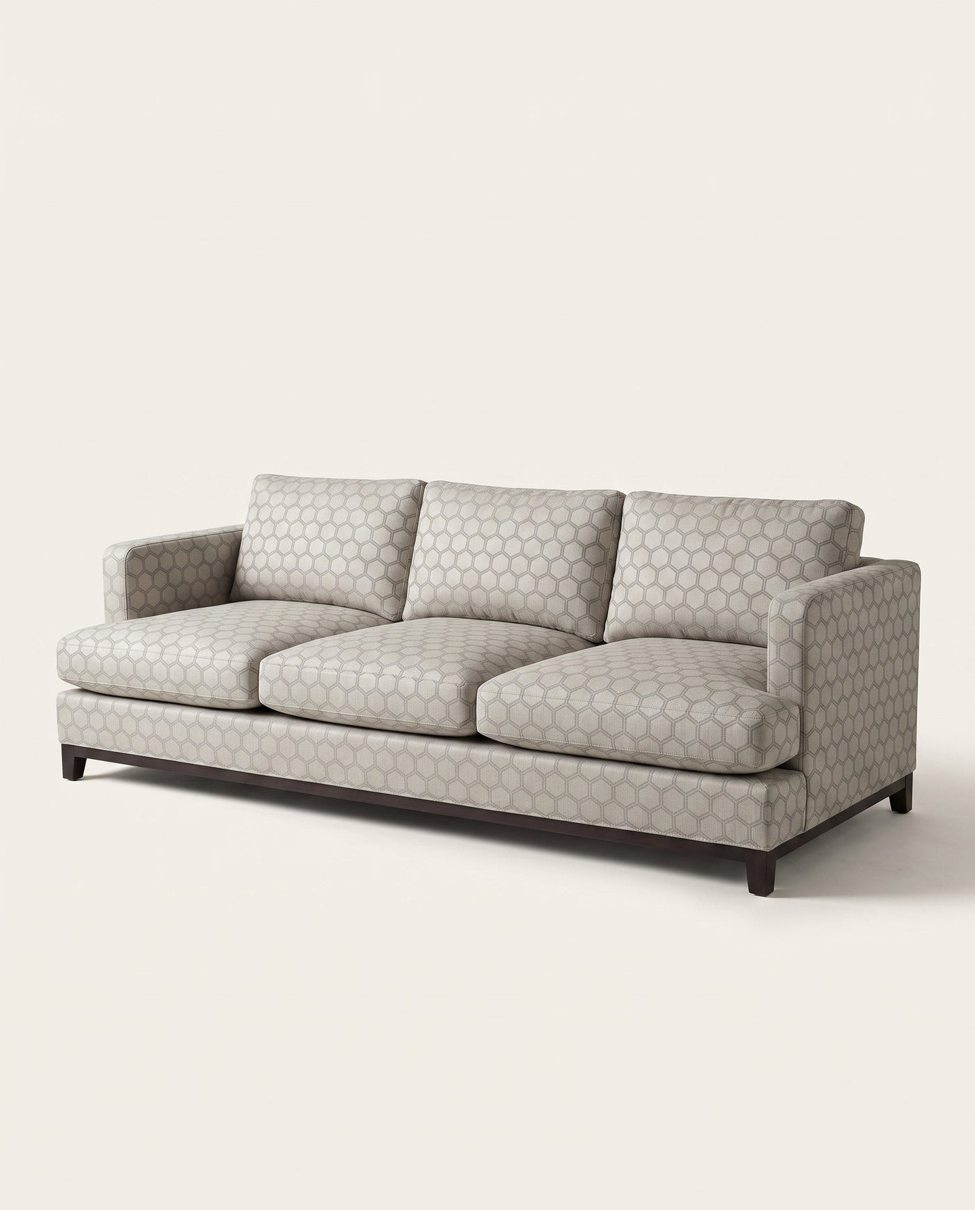 Jio New York soffa 3-sits 240 cm klädd i Zardozi Silver Birch