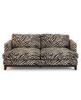 Jio New York soffa 2-sits 200 cm klädd i Terranea Zebra Ebony — Ralph Lauren Home