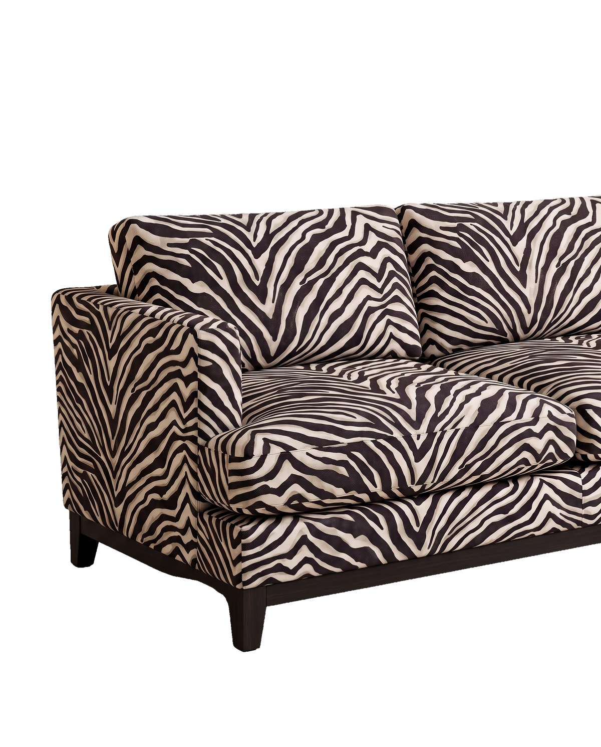 Jio New York soffa 2-sits 200 cm klädd i Terranea Zebra Ebony — Ralph Lauren Home