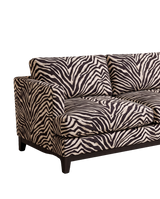 Jio New York soffa 2-sits 200 cm klädd i Terranea Zebra Ebony — Ralph Lauren Home