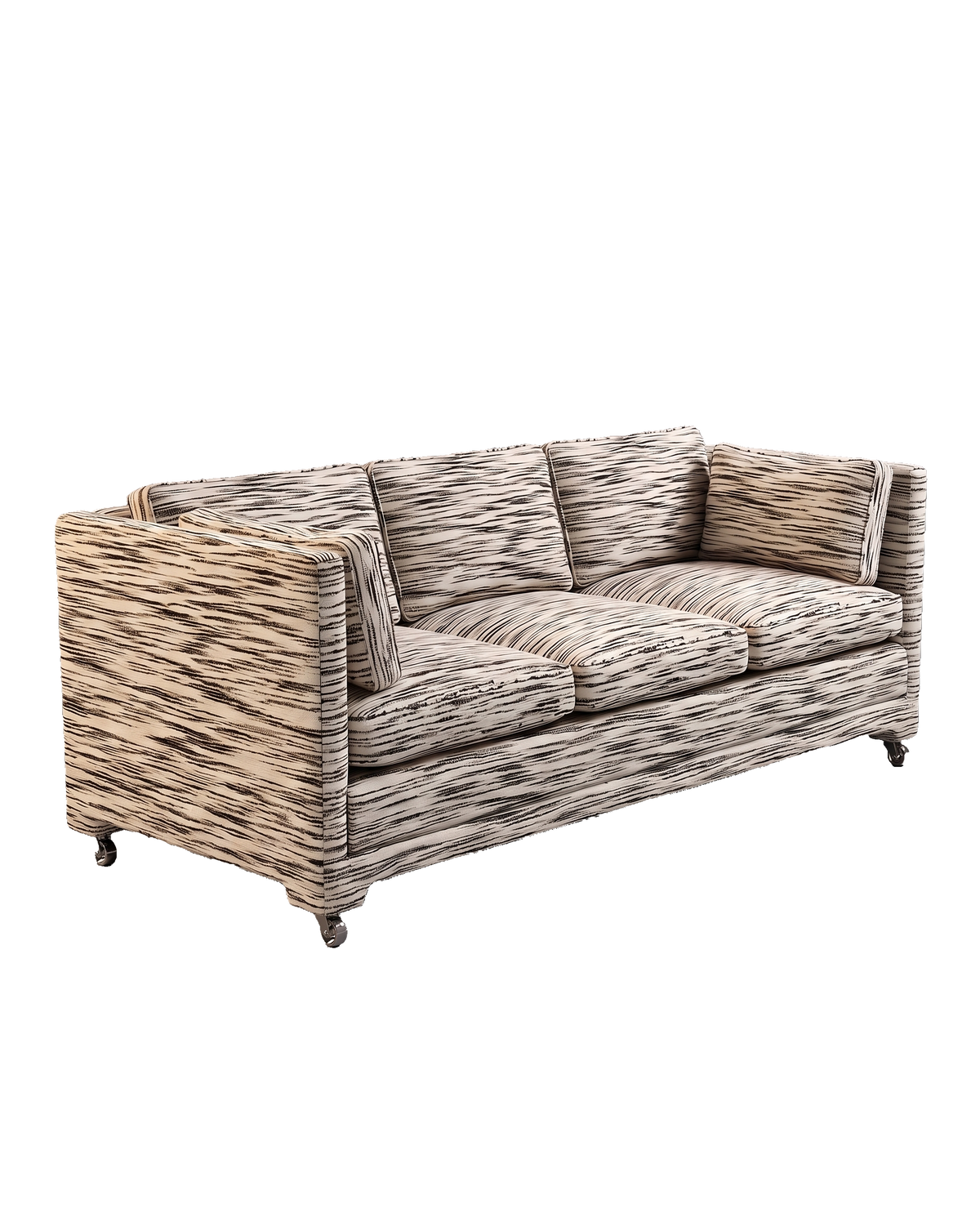 Jio Piano soffa 3-sits 210 cm klädd i Sherpa 03 | Beige — Nobilis