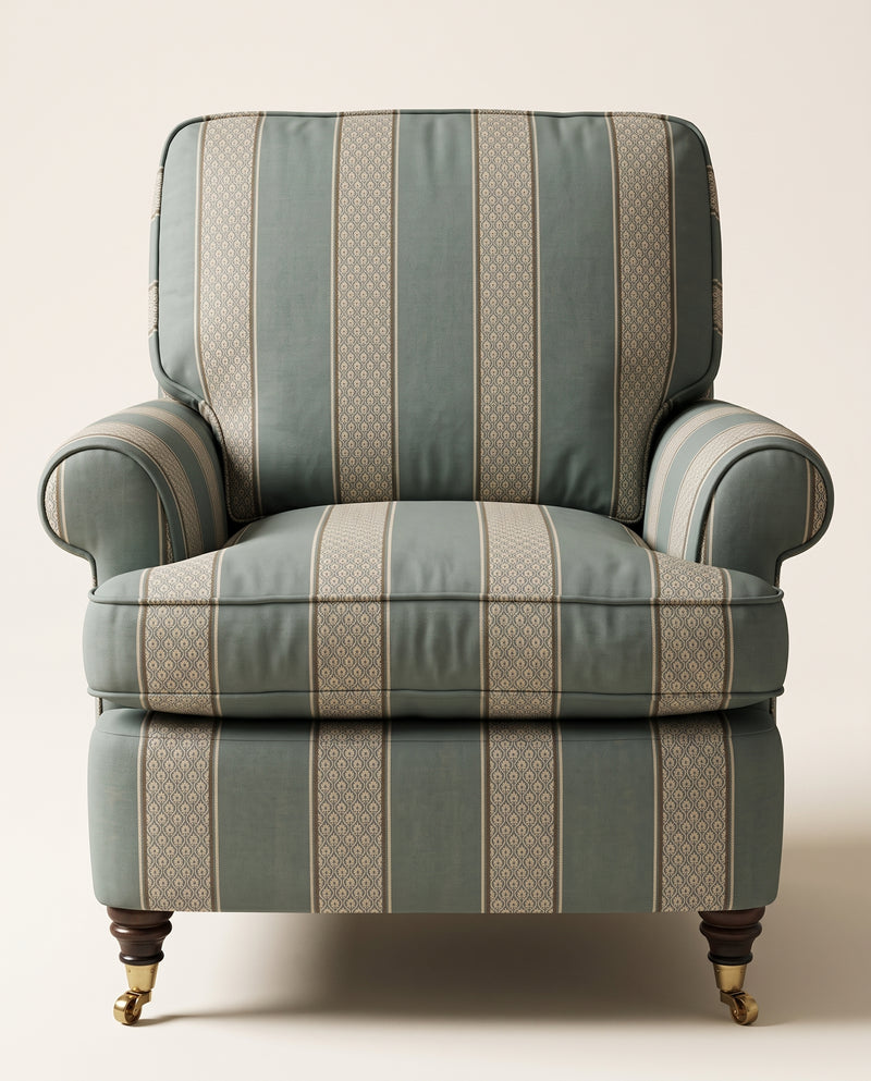 Andorra Stripe Tyg — Colefax & Fowler