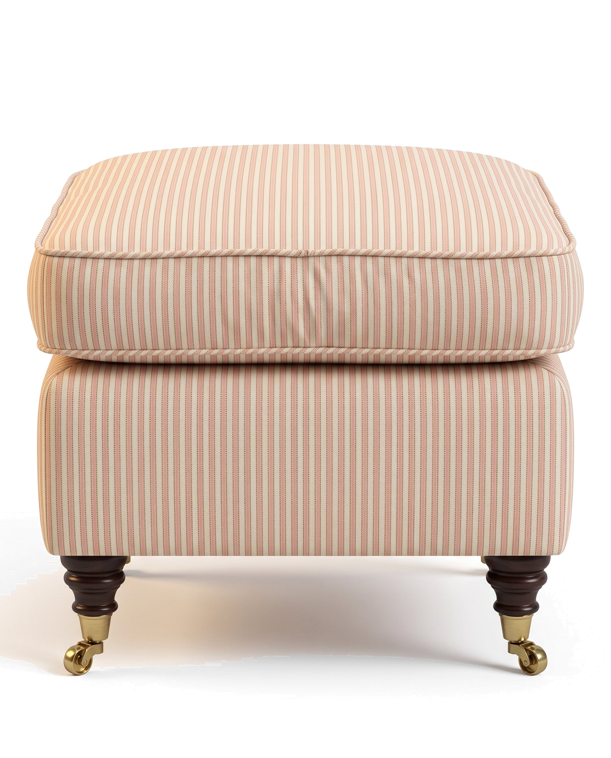 Jio Rosendal fotpall 62x42 cm klädd i Agathe Dragee — Manuel Canovas