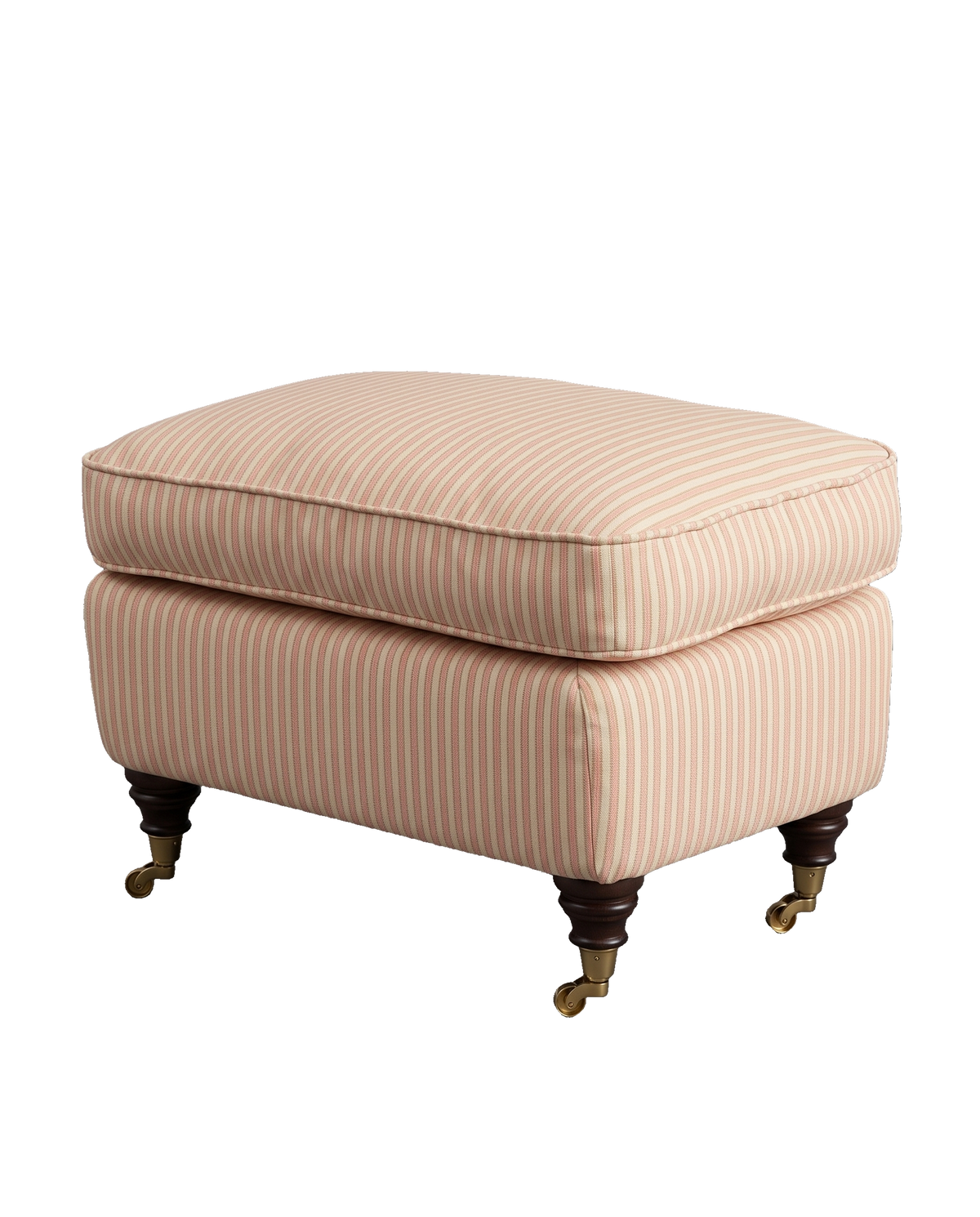 Jio Rosendal fotpall 62x42 cm klädd i Agathe Dragee — Manuel Canovas