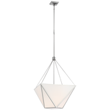 Lorino Lykta – Polished Nickel With White Glass