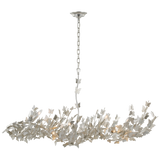 Farfalle Taklampa Stor – Burnished Silver Leaf