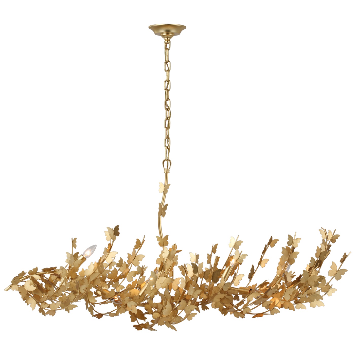 Farfalle Taklampa Stor – Gild