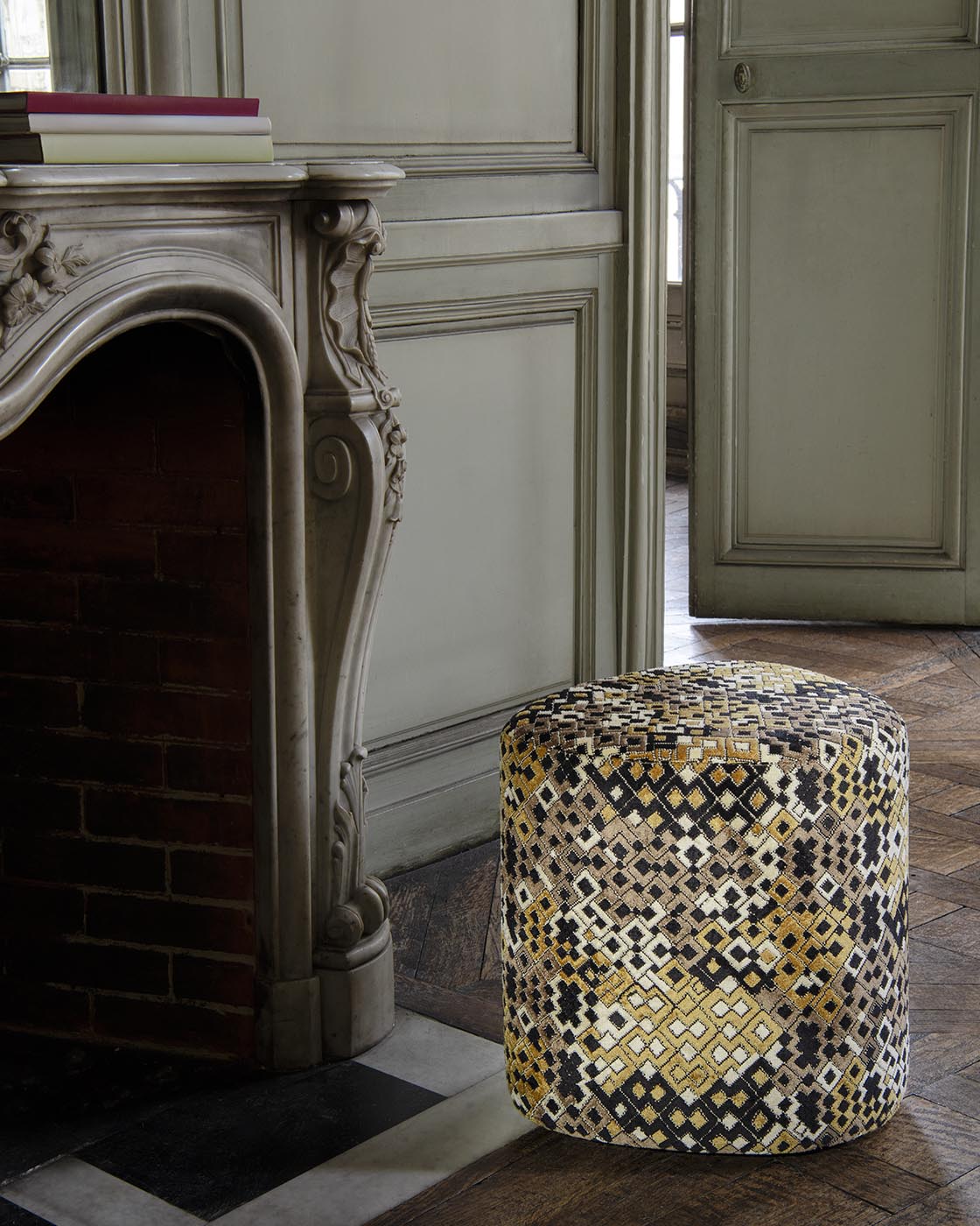 Karakoum room setting — Pierre Frey fabric