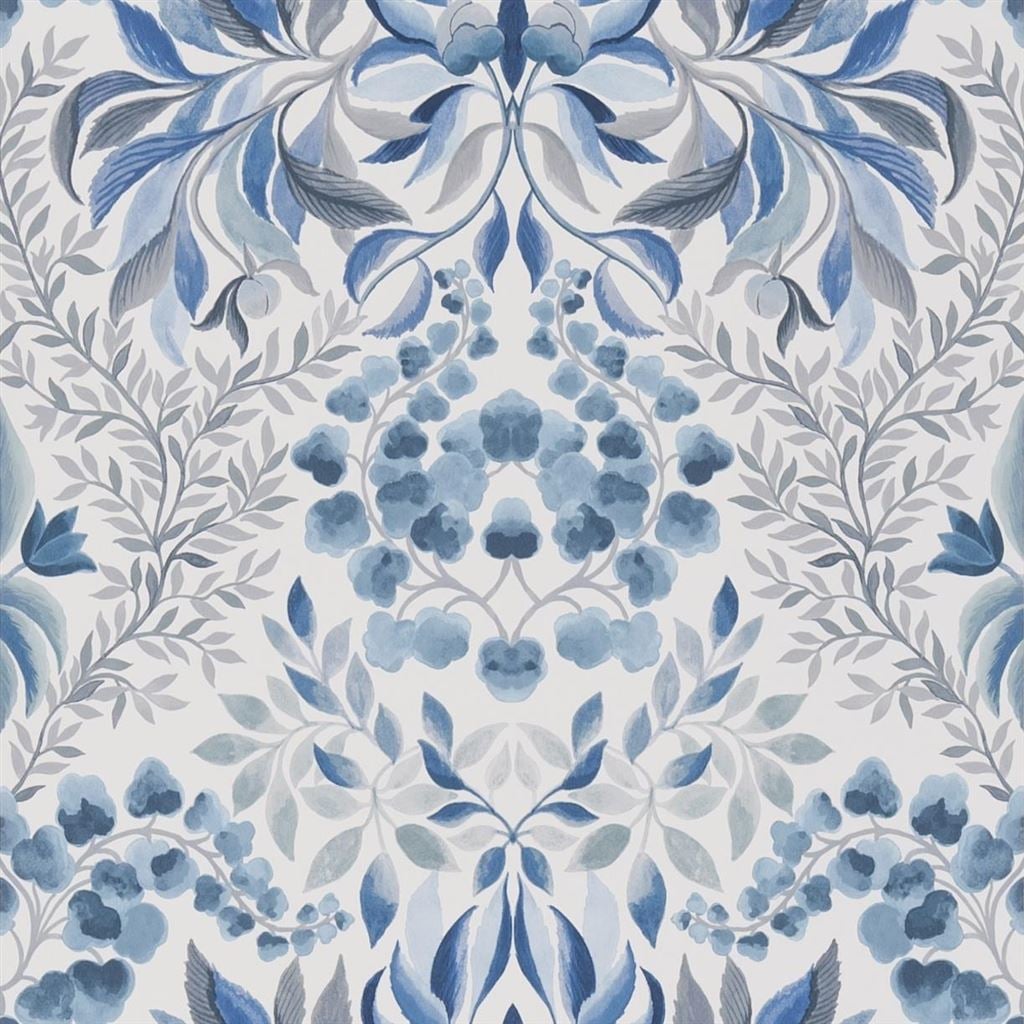 Karakusa Cobalt — Designers Guild tapet