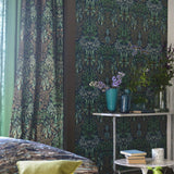 Karakusa Velvet Tyg — Designers Guild i miljö