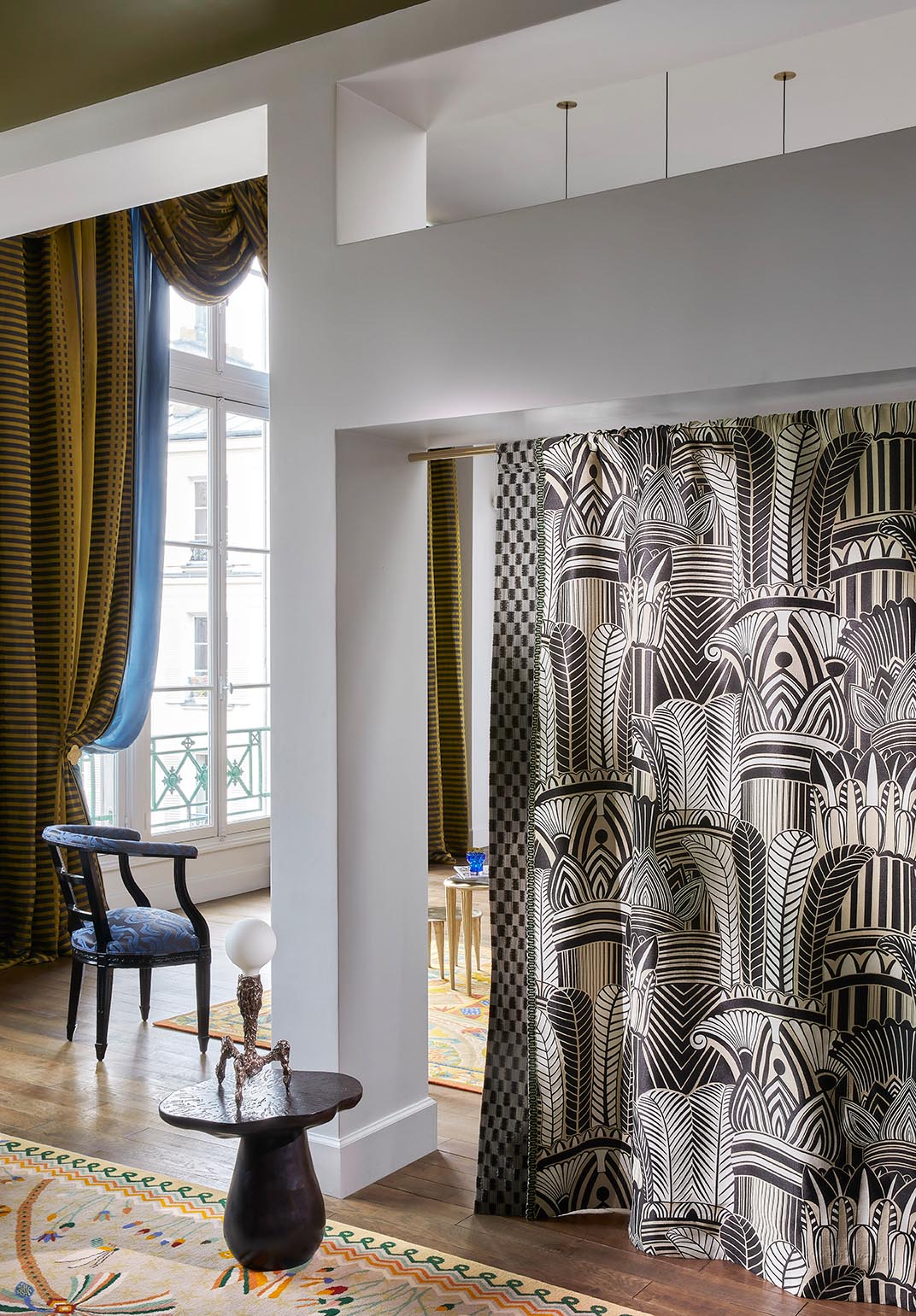 Karnak room setting — Pierre Frey fabric