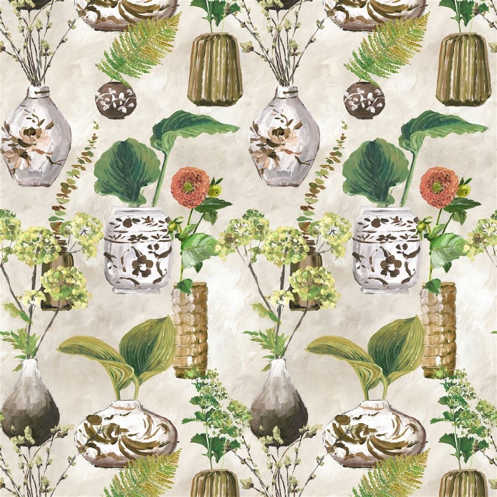 Kawana Terracotta — Designers Guild tapet