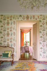 Keiko room setting — Pierre Frey wallpaper