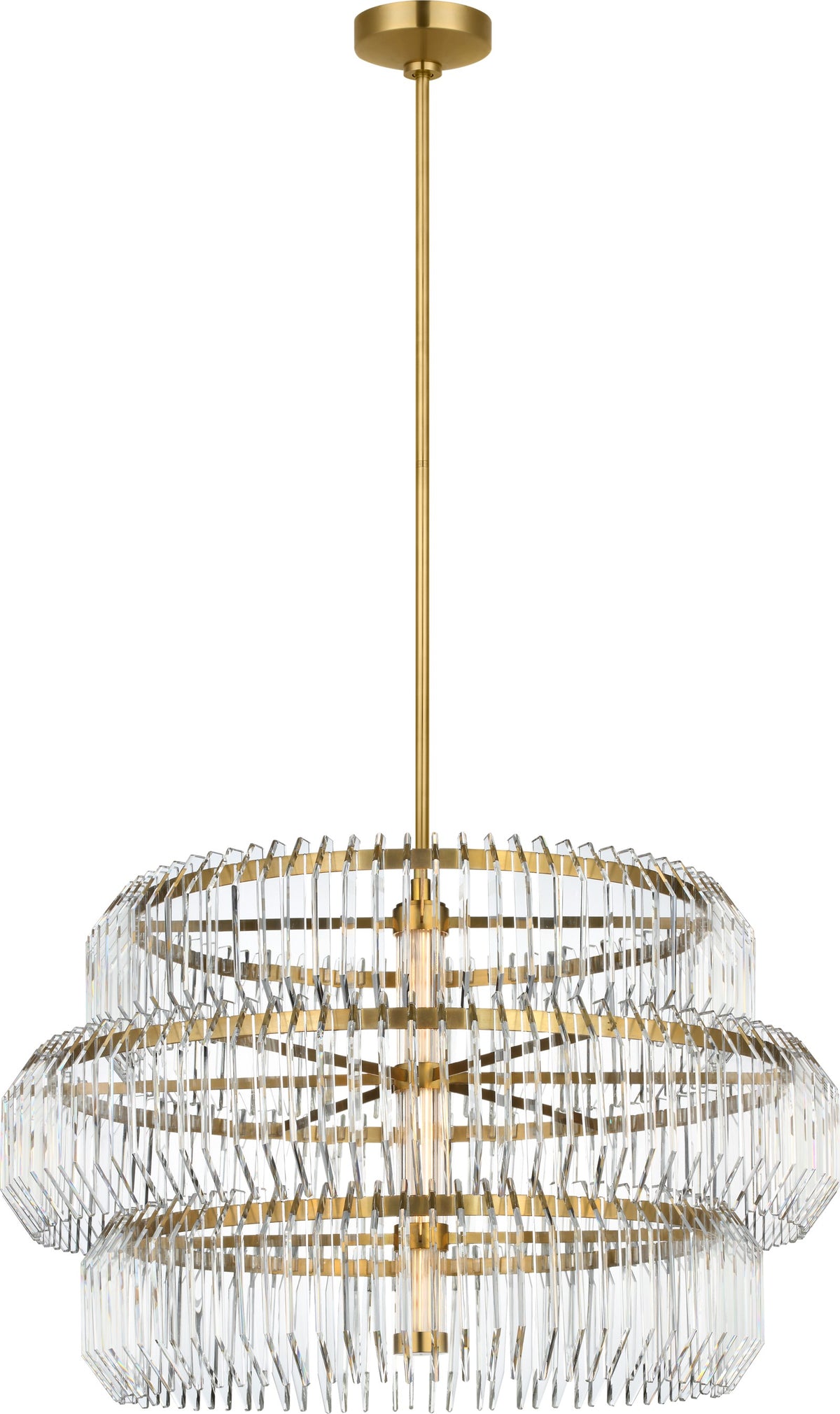 Killarney 32" Layered Drum Takkrona — Waterford for Visual Comfort & Co. detaljbild