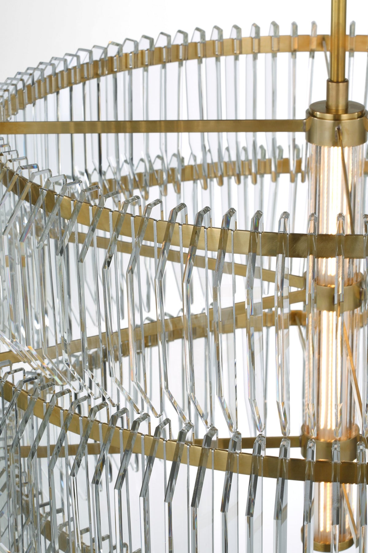 Killarney 32" Layered Drum Takkrona — Waterford for Visual Comfort & Co. detaljbild
