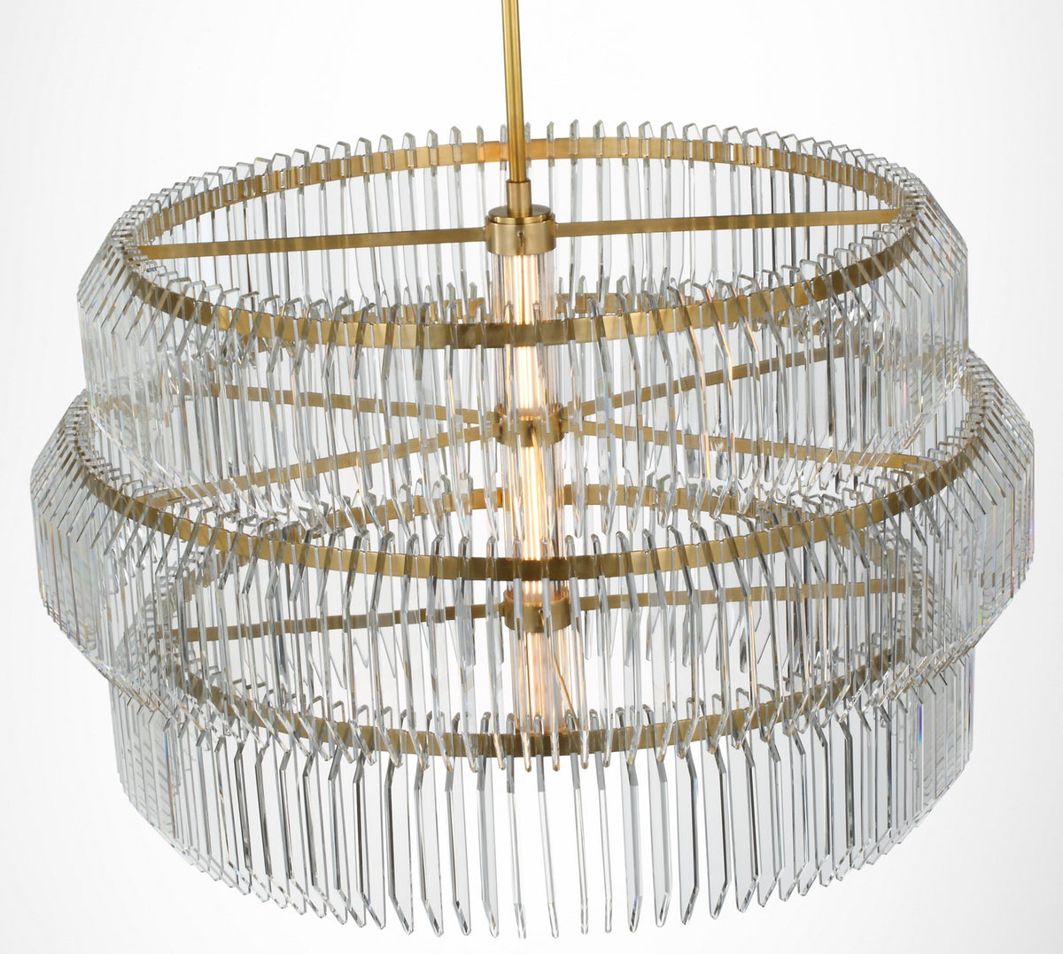 Killarney 32" Layered Drum Takkrona — Waterford for Visual Comfort & Co. detaljbild