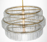 Killarney 32" Layered Drum Takkrona — Waterford for Visual Comfort & Co. detaljbild