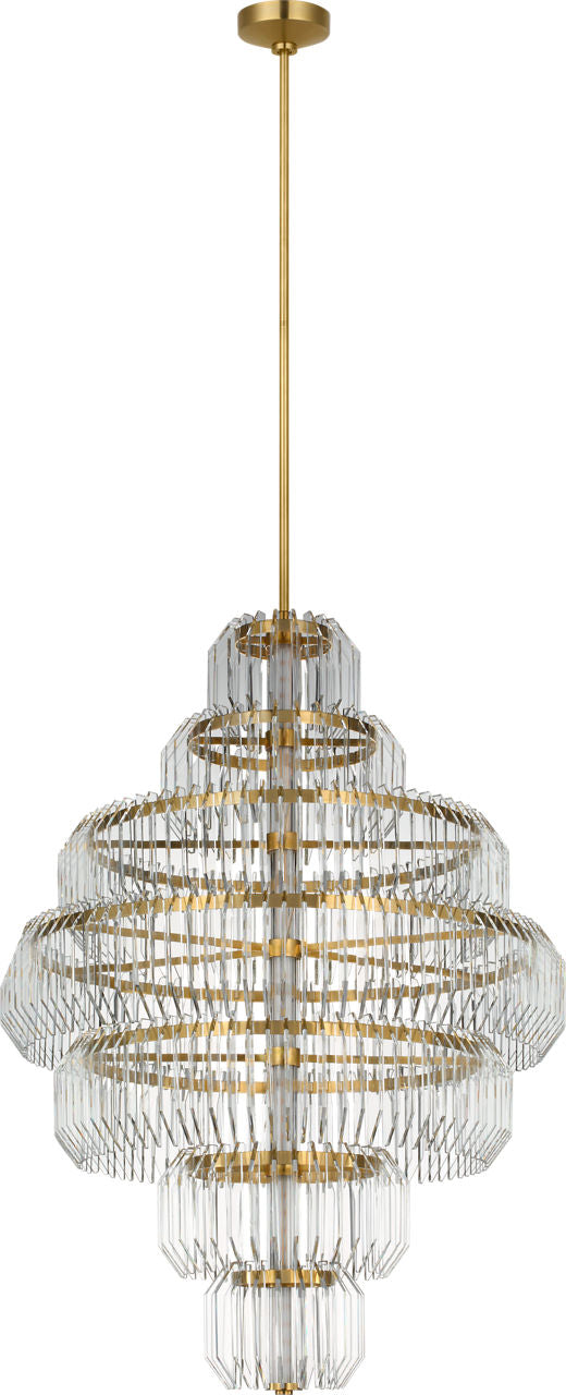 Killarney 32" Layered Chandelier — Waterford for Visual Comfort & Co. detail