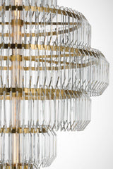 Killarney 32" Layered Chandelier — Waterford for Visual Comfort & Co. detail