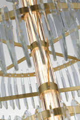 Killarney 32" Layered Chandelier — Waterford for Visual Comfort & Co. detail