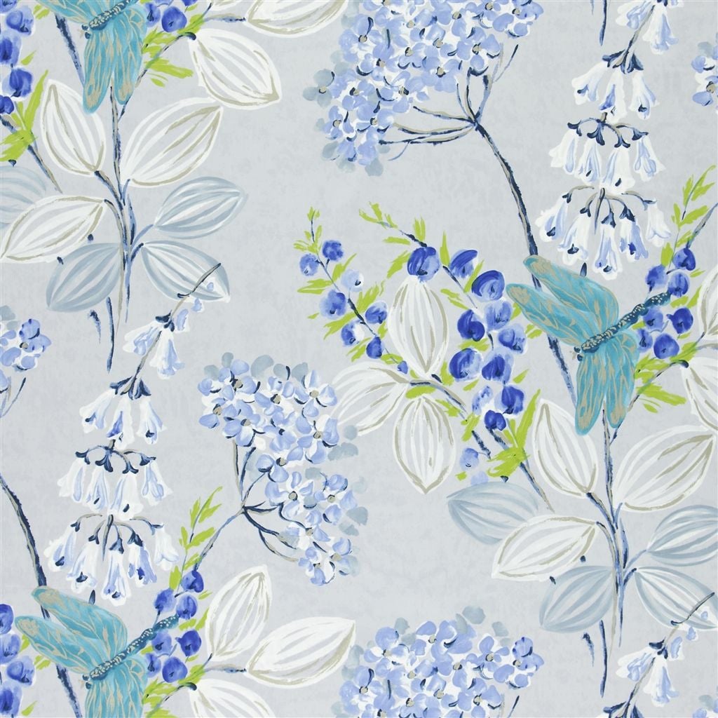 Kimono Blossom Delft — Designers Guild tyg