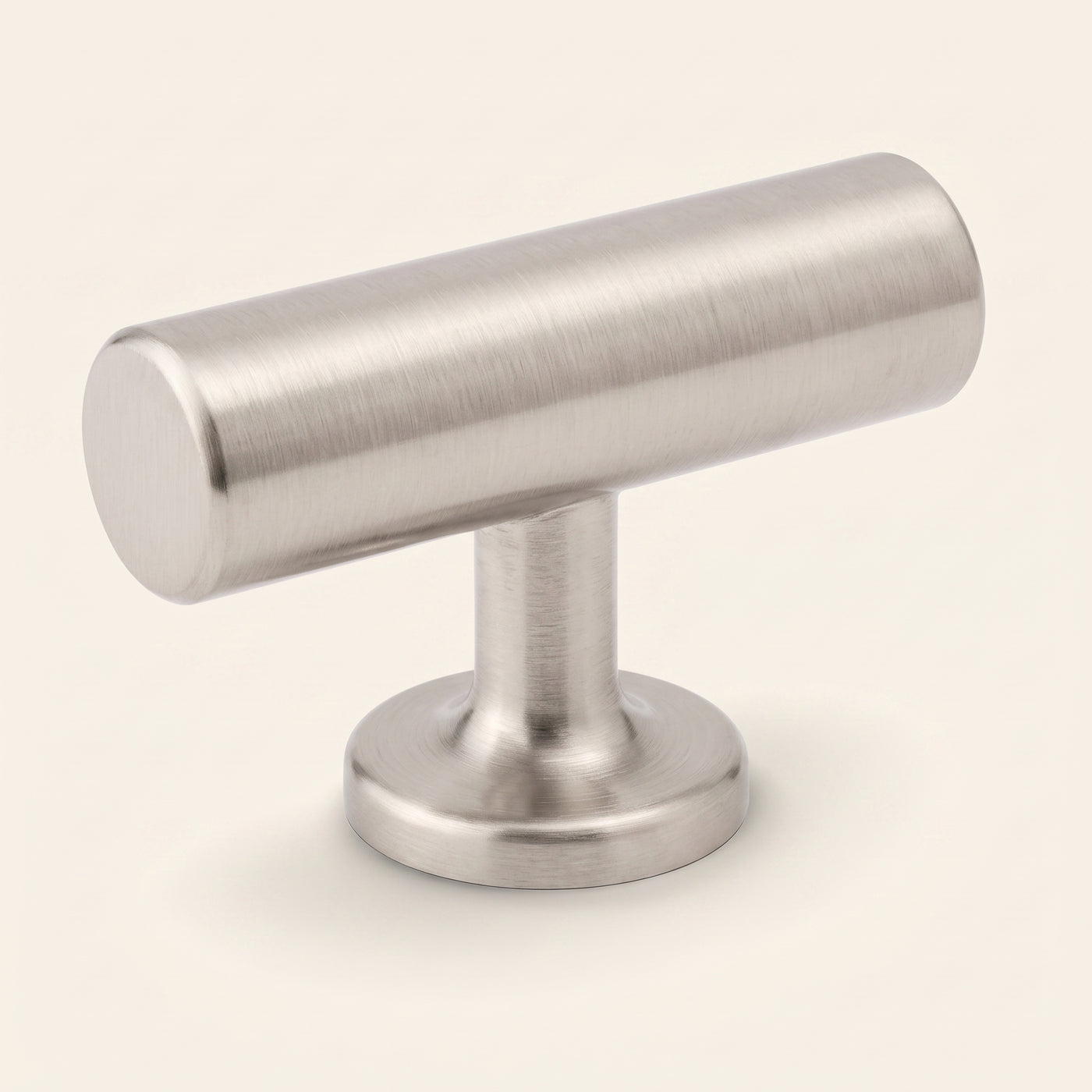 Kingsheath T-bar Handtag — Hand-borstad nickel - HBN