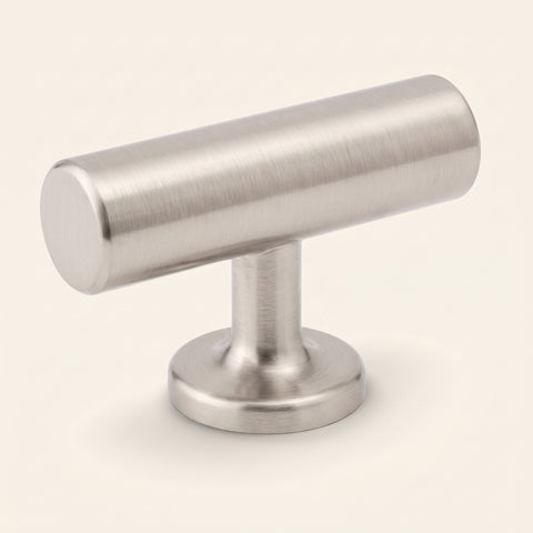 Kingsheath T-bar Handtag — Armac Martin — Hand-borstad nickel - HBN