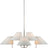 Polished Nickel with Linen Shades