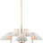 Soft Brass with Linen Shades
