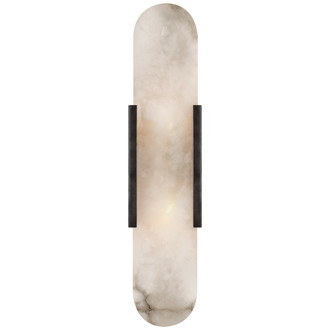 Melange Elongated Vägglampa – Bronze With Alabaster
