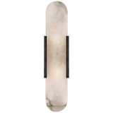 Melange Elongated Vägglampa – Bronze With Alabaster