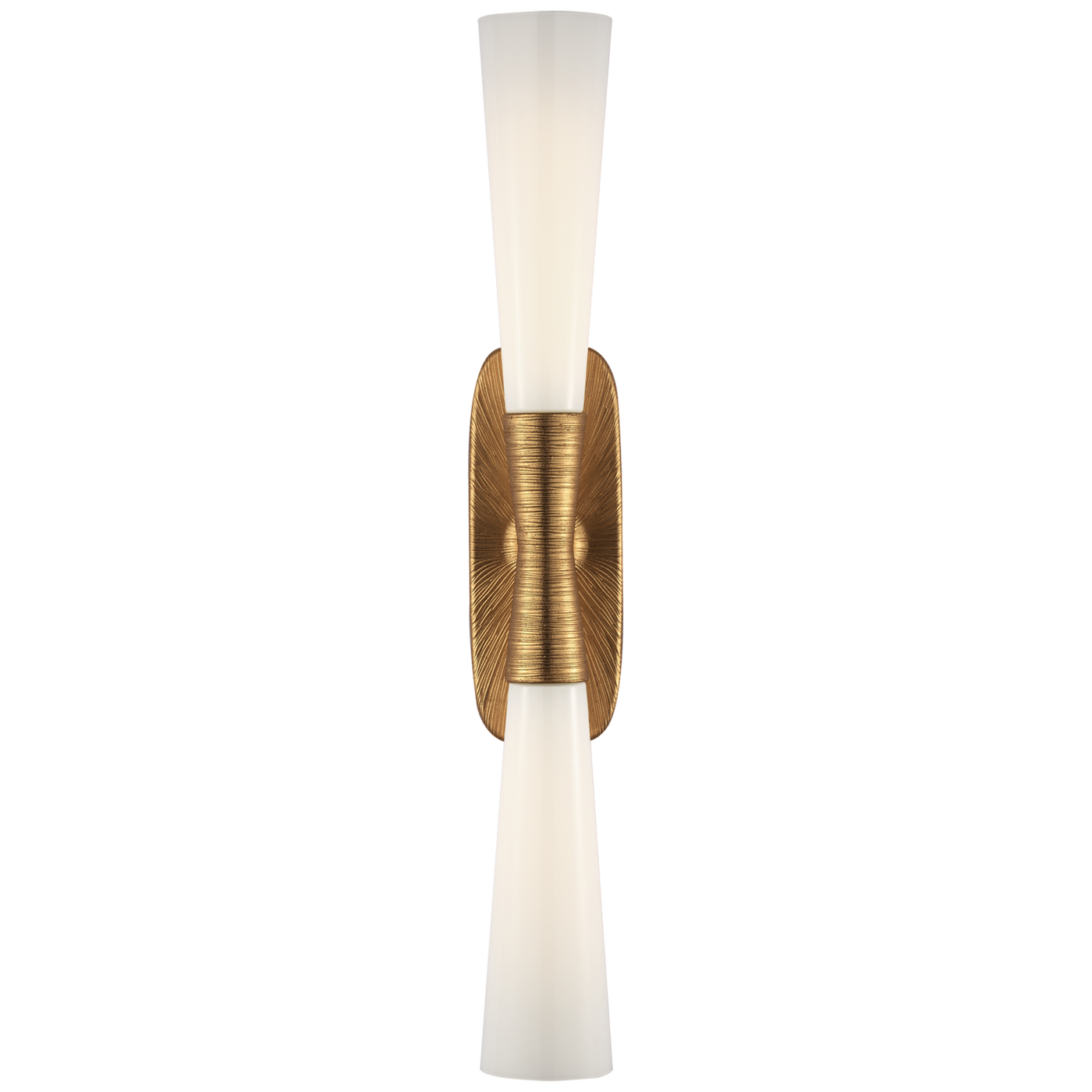 Utopia Vägglampa – Gild With White Glass