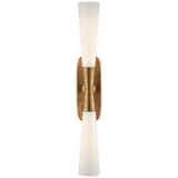 Utopia Vägglampa – Gild With White Glass