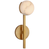 Pedra Vägglampa Petite – Antique-Burnished Brass With Alabaster