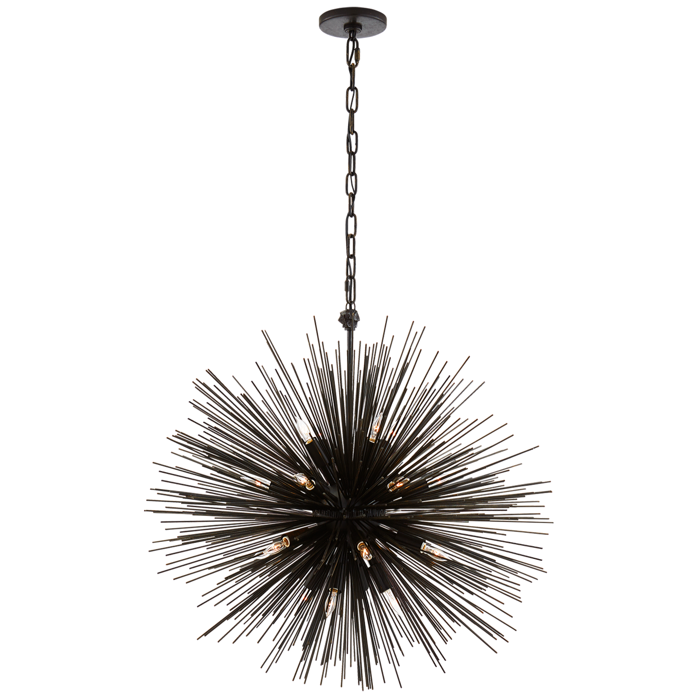 Strada Medium Rund Takkrona – Aged Iron