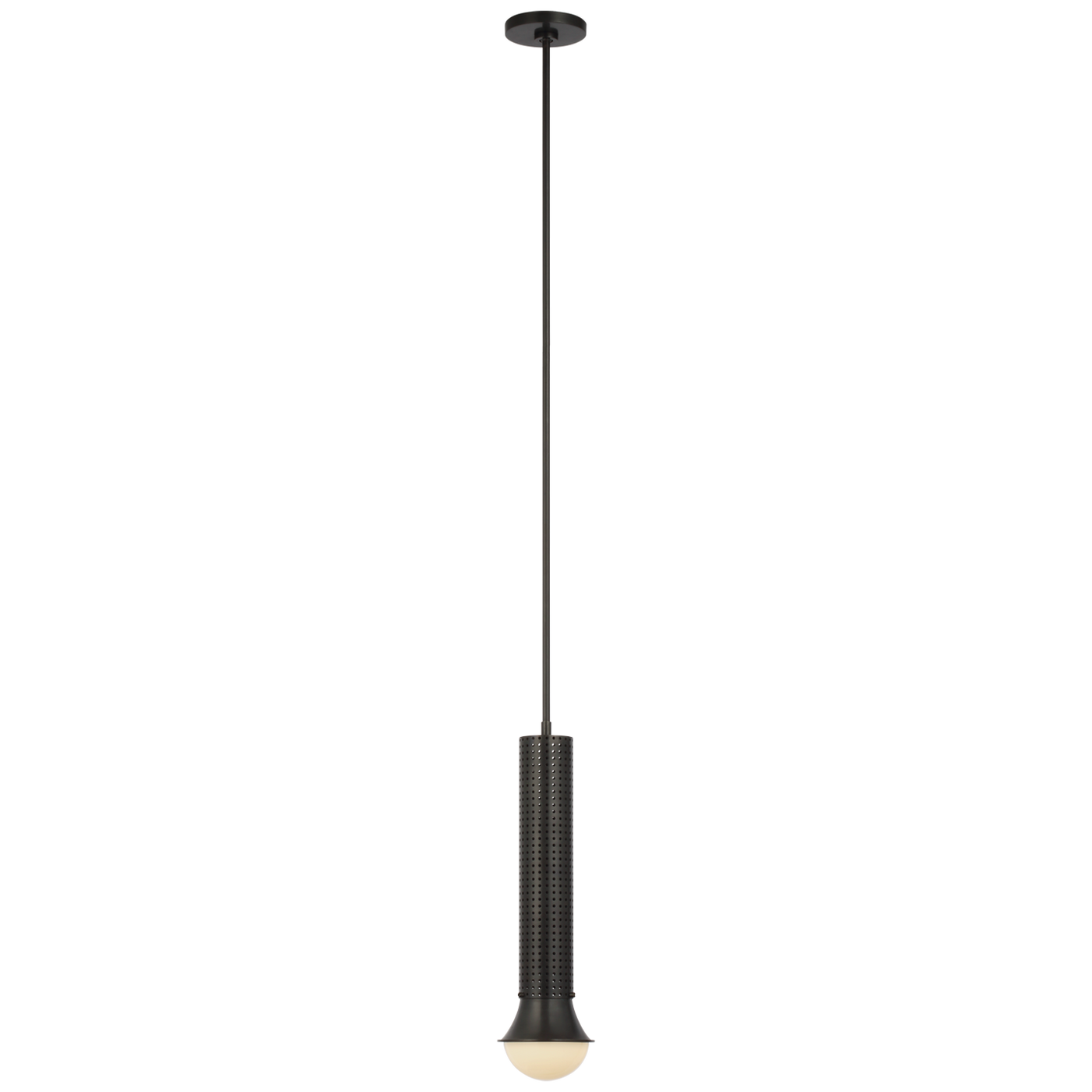 Precision Takpendel Smal – Bronze With White Glass